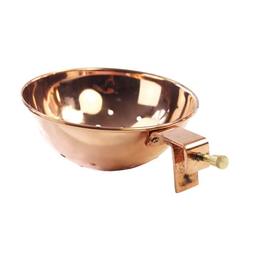 Copper Garden Sieb aus blankem Kupfer I Siebeinsatz für Feuerzangenbowle I Sieb zum Einhängen 17 cm Durchmesser I universell passend für Töpfe & Kessel I Zuckerhuthalter für Feuerzangenbowle Copper Garden Sieb aus blankem Kupfer I Siebeinsatz für Feuerzangenbowle I Sieb zum Einhängen 17 cm Durchmesser I universell passend für Töpfe & Kessel I Zuckerhuthalter für Feuerzangenbowle von Copper Garden