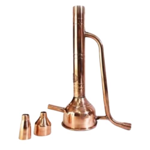 Copper Garden Vorlage aus blankem Kupfer - mit Adaptern I Alkoholvorlage für Destille I Vorlage zur Messung des Alkoholgehalts I universell passend für Destillen ab 5 Liter I Destille Zubehör Copper Garden Vorlage aus blankem Kupfer - mit Adaptern I Alkoholvorlage für Destille I Vorlage zur Messung des Alkoholgehalts I universell passend für Destillen ab 5 Liter I Destille Zubehör von Copper Garden