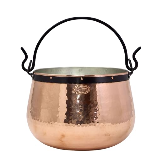 CopperGarden Kupferkessel 10 L mit Henkel - Hexenkessel I Robuster Kessel aus verzinntem Kupfer: Ideale Wärmeleitung I Lebensmittelechter Feuerkessel für Gulasch/Feuerzangenbowle uvm. CopperGarden Kupferkessel 10 L mit Henkel - Hexenkessel I Robuster Kessel aus verzinntem Kupfer: Ideale Wärmeleitung I Lebensmittelechter Feuerkessel für Gulasch/Feuerzangenbowle uvm. von Copper Garden