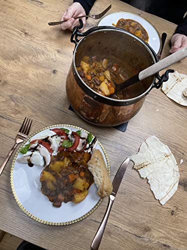 CopperGarden Kupferkessel 3 L mit Henkel - Hexenkessel I Robuster Kessel aus verzinntem Kupfer: Ideale Wärmeleitung I Lebensmittelechter Feuerkessel für Gulasch/Feuerzangenbowle uvm. CopperGarden Kupferkessel 3 L mit Henkel - Hexenkessel I Robuster Kessel aus verzinntem Kupfer: Ideale Wärmeleitung I Lebensmittelechter Feuerkessel für Gulasch/Feuerzangenbowle uvm. von Copper Garden