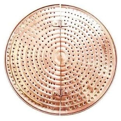 CopperGarden Maischesieb aus Kupfer | Anbrennschutz für 35 Liter Destillen I Sieb für Brennkessel mit 30 cm Durchmesser I Kupfer Sieb zweigeteilt I hochwertiges Destillen Zubehör CopperGarden Maischesieb aus Kupfer | Anbrennschutz für 35 Liter Destillen I Sieb für Brennkessel mit 30 cm Durchmesser I Kupfer Sieb zweigeteilt I hochwertiges Destillen Zubehör von Copper Garden