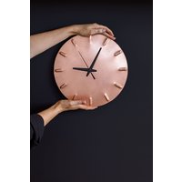 Kupfer Wanduhr | Geburtstagsgeschenk Einweihungsparty Geschenk Decor Silent Hayes-Haus von CopperBrassAndBronze