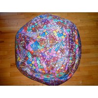 Knoten Bean Bag Chair Cover - Diamanten, Seil, Quadrate, Lila, Blau, Blaugrün, Kastanienbraun, Gelb, Rosa, Rot, Lavendel, Geschenk Unter 75, Etsy von CopperBugCompany