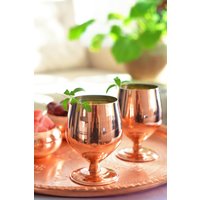 Kupfer Cocktailglas, Handgefertigtes Glas, Weinglas Kupfer Cocktailglas, Handgefertigtes Glas, Weinglas von CopperConceptShop