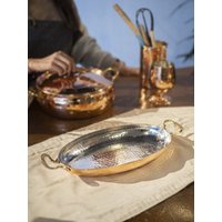 Kupferofenpfanne, Handgemachtes Kupferofenblech Mit Zwei Griffen, Reine Kupferpfanne, Backform Kupferofenpfanne, Handgemachtes Kupferofenblech Mit Zwei Griffen, Reine Kupferpfanne, Backform von CopperConceptShop