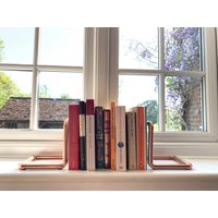 Handgefertigte Kupfer Buchstützen 1 Paar Buchstützen von CopperConstructions