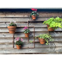 Kupfer Blumentopf Wandrahmen Modulare Aufhängung Für Drinnen Und Draußen von CopperConstructions