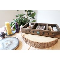 Labradorit Kristall Tarot-Fach, Tarot-Box, Kristallbox Labradorit Kristall Tarot-Fach, Tarot-Box, Kristallbox von CopperMoonBoutique