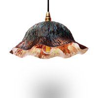 Oxidiertes Kupfer Pendelleuchte - Handgefertigte Floral Lichtkuppel Für Rustikale Bauernhaus Décor Oxidiertes Kupfer Pendelleuchte - Handgefertigte Floral Lichtkuppel Für Rustikale Bauernhaus Décor von CopperSouk