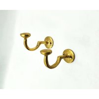 Unlackierter Handtuchhaken Aus Messing - Handgefertigter Kleiderbügel Unlackiertem Für Badezimmerdekor Unlackierter Handtuchhaken Aus Messing - Handgefertigter Kleiderbügel Unlackiertem Für Badezimmerdekor von CopperSouk