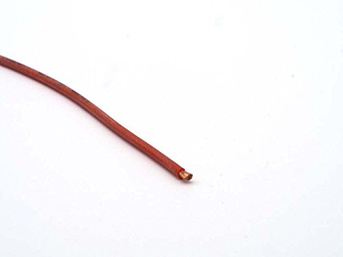 CopterFarm Silikon Kabel Silikon-Litze Typ NEG Hochflexibel | 1 Meter | Rot | 0,75mm von CopterFarm