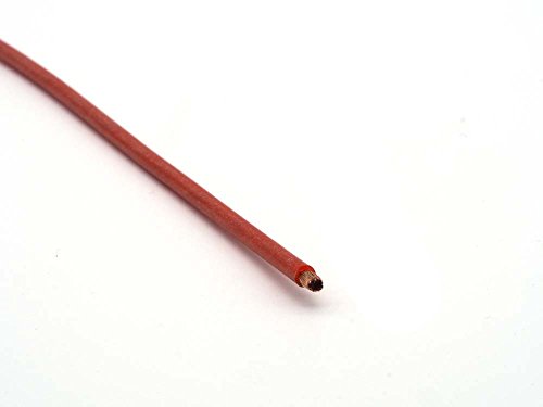 CopterFarm Silikon Kabel Silikon-Litze Typ NEG Hochflexibel | 1 Meter | Rot | 1,5mm von CopterFarm