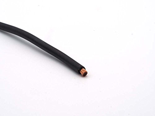 CopterFarm Silikon Kabel Silikon-Litze Typ NEG Hochflexibel | 1 Meter | Schwarz | 2,5mm von CopterFarm