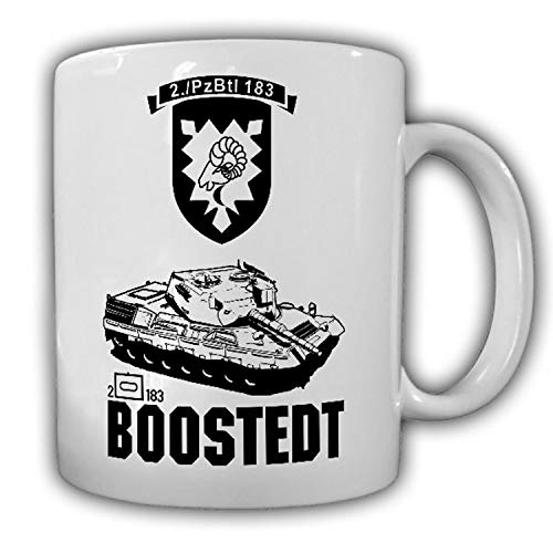 2 PzBtl 183 Boostedt BW Panzerbataillon Kompanie Leopar 1A4 Panzer Tasse #18203 von Copytec