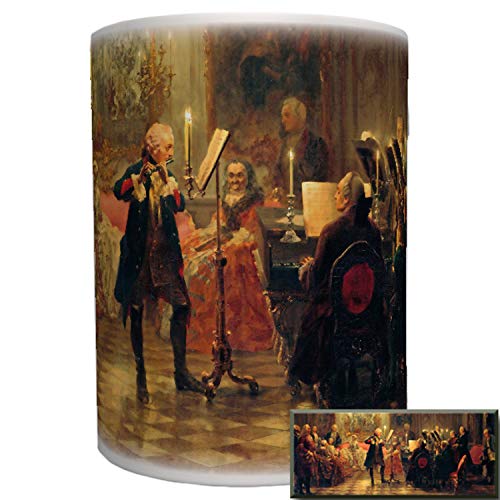 Adolph Menzel Flötenkonzert Friedrich der Große Sanssouci Tasse #4333 von Copytec