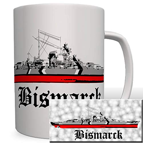 Atlantik Otto Marine Wk Bismarck Lüthiens Schlachtschiff Tasse #16719 von Copytec