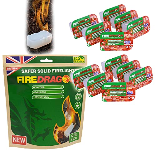 BCB Firedragon Trocken-Brennstoff 12 Tabletten Feuer Kocher Survival #39100 von Copytec