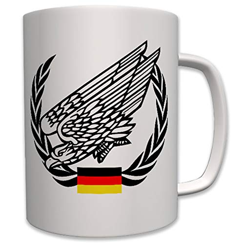 BW Fallschirmjäger Bundeswehr Fallschirm Abzeichen Adler Logo - Tasse #7538 von Copytec