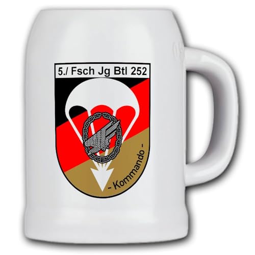 Bierkrug 5 Kdo Kp FschJgBtl 252 Nagold Eisberg Fallschirmjäger Reservist#40789 von Copytec