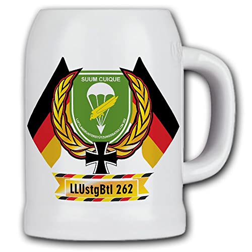 Bierkrug LLUstgBtl 262 Luftlandeunterstützungsbataillon Fallschirmjäger #11849 von Copytec