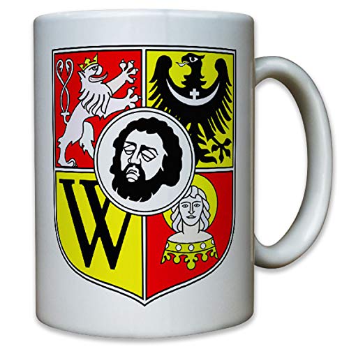 Breslau Polen Schlesien Johannes der Täufer Löwe Adler - Tasse #11388 von Copytec