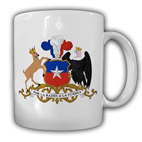 Chile Wappen Emblem República de Chile - Tasse Becher Kaffee #13436 von Copytec