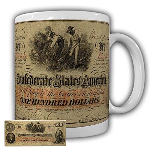 Confederate 100 Doller Tasse Hodgenville Sezessionskireg Geld Amerika USA CSA#22613 von Copytec