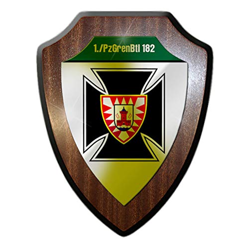 Copytec 1 PzGrenBtl 182 Panzergrenadier Bataillon Bad Segeberg Wappenschild #19666 von Copytec