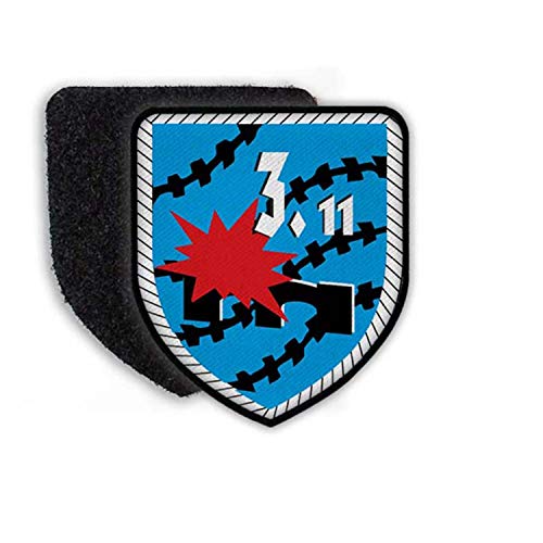 Copytec 3. PiBtl 11 Patch Bundeswehr BW Militär Wappen siegel Einheit Stolz #22798 von Copytec