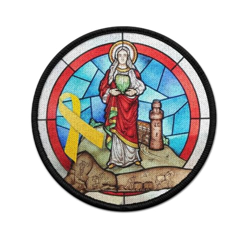 Copytec 9cm Patch HI Barbara von Nikomedien Schutzpatronin Bergleute Artillerie #38438 von Copytec