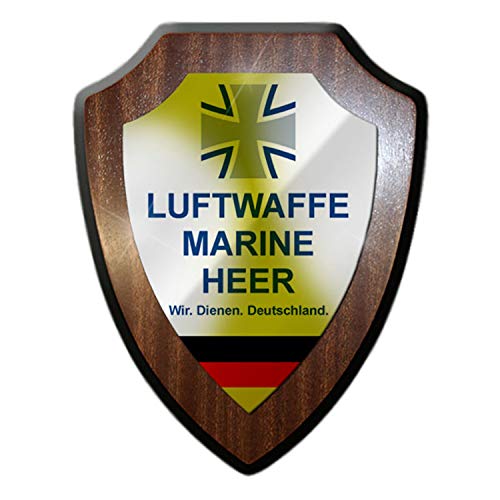 Copytec Bundeswehr Luftwaffe Marine Heer Deutschland Armee Reservist Wappenschild#19919 von Copytec