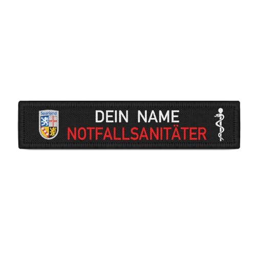 Copytec NOTFALLSANITÄTER Saarland Namen-Schild Patch Feuerwehr personalisierbar #38984 Copytec NOTFALLSANITÄTER Saarland Namen-Schild Patch Feuerwehr personalisierbar #38984 von Copytec