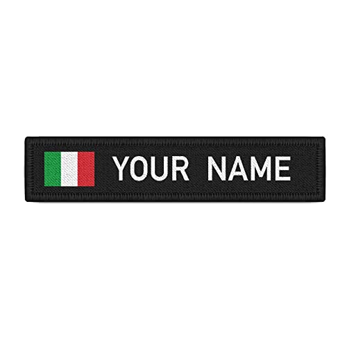Copytec Namenspatch Italien Italia Nome Della Patch Landesflagge #39317 von Copytec