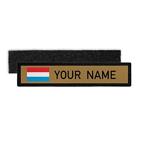 Copytec Namenspatch Luxemburg Name Patch Landesflagge Land Großherzogtum #25260 von Copytec