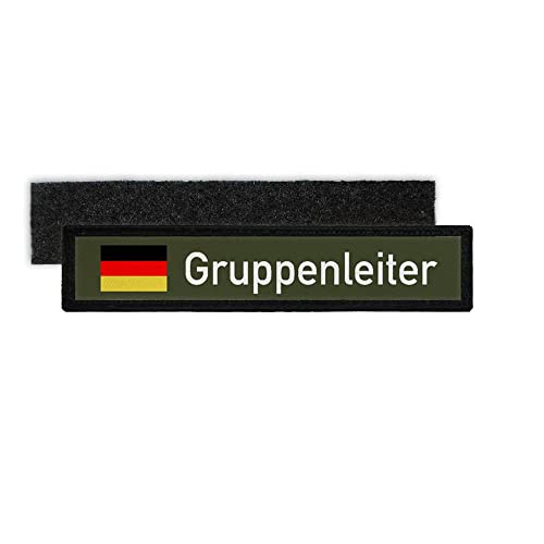 Copytec Namensschild Patch Gruppenleiter Abzeichen Gruppen Leiter Deutschland #31703 von Copytec