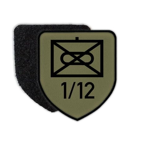 Copytec Patch 1 Kompanie PzGrenBtl 12 Panzergrenadier Bundeswehr Zeichen Symbol #35403 von Copytec