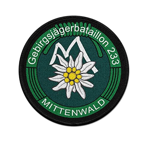 Copytec Patch Gebirgsjägerbataillon 233 Mittenwald Bayern Gebirgstruppe 90mm #38761 von Copytec