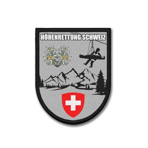 Copytec Patch Höhenrettung Schweiz Matterhorn Berge Unfall Einsatz Rettung 9x7cm#37271 von Copytec