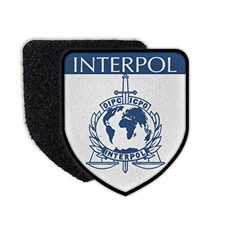 Copytec Patch Interpol Internationale Kriminalpolizeiliche Organisation ICPO #31828 von Copytec