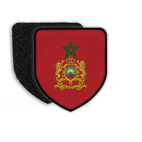 Copytec Patch Landespatch Marokko Rabat König Mohammed der 6th Arabien Islam Stern Königswappen Löwe#21946 von Copytec