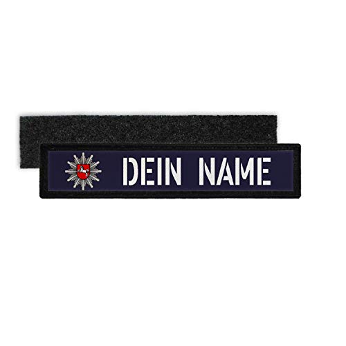 Copytec Patch Namens-Schild Polizei Niedersachsen Klett Streifen personalisiert #36111 von Copytec