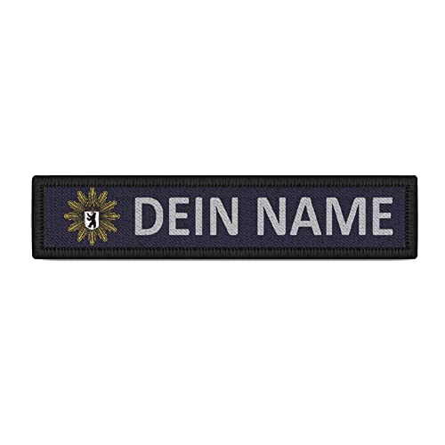 Copytec Patch Namensschild Polizei Berlin Klett Streifen für die Uniform #38391 von Copytec