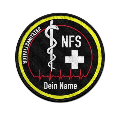 Copytec Patch Notfallsanitäter Abzeichen Personalisiert Medical Dein Name #40530 von Copytec