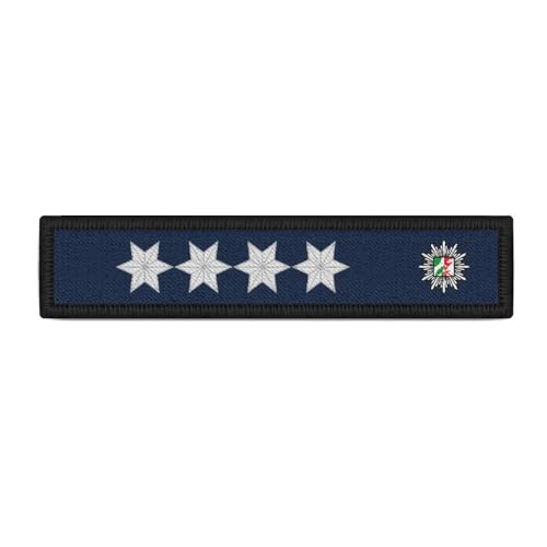 Copytec Patch Polizeihauptkommisar A12 Polizei Bundespolizei NRW Dienstgrad #41383 von Copytec