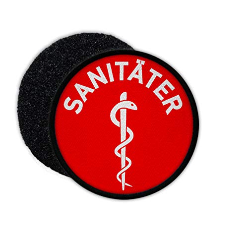 Copytec Patch Sanitäter Äskulabstab Sani Arzt Doktor Dienst Medic Kennung Medizin #31065 von Copytec