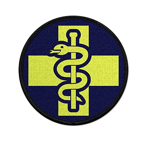 Copytec Patch Sanitäter Ersthelfer Neon Rettungsdienst San Arzt Ärztin Pfleger #38101 von Copytec