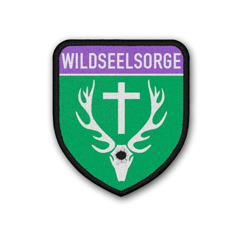 Copytec Patch Wildseelsorge Jäger Wild Jagdschutz Seelsorge Tier Notfall Fun #39007 von Copytec