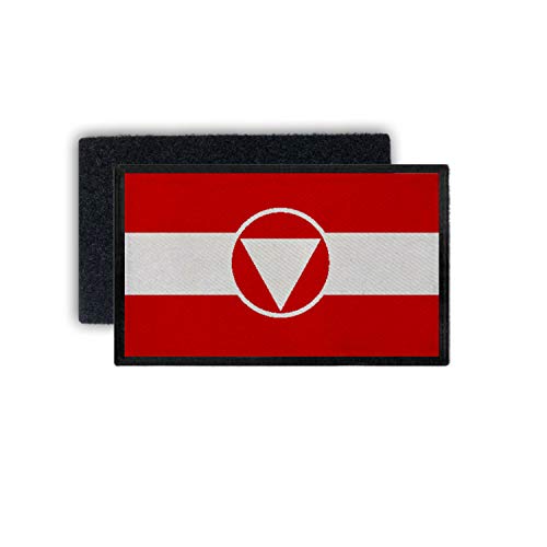Copytec Patch7,5x4,5 Bundesheer Fahne Österreich Abzeichen Flagge Uniform #34619 von Copytec