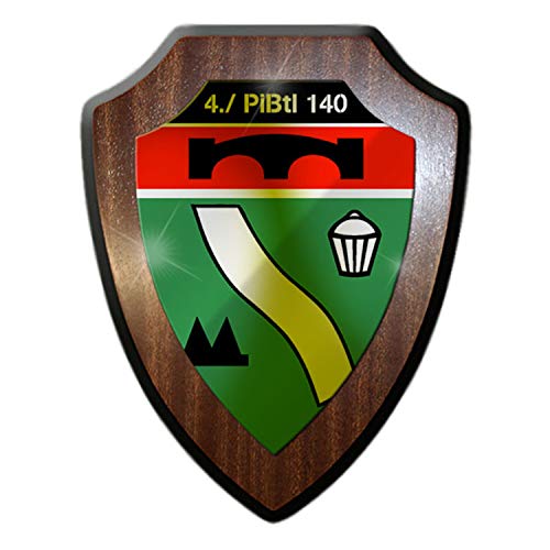 Copytec Wappenschild - 4 PiBtl 140 Pionier Bataillon Emmerich am Rhein Reservist #19521 von Copytec