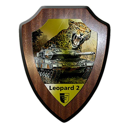 Copytec Wappenschild Lukas Wirp Leopard 2 Panzer Bundeswehr Leo 2A7 PzBtl Gemälde Kunst Abzeichen #23481 von Copytec